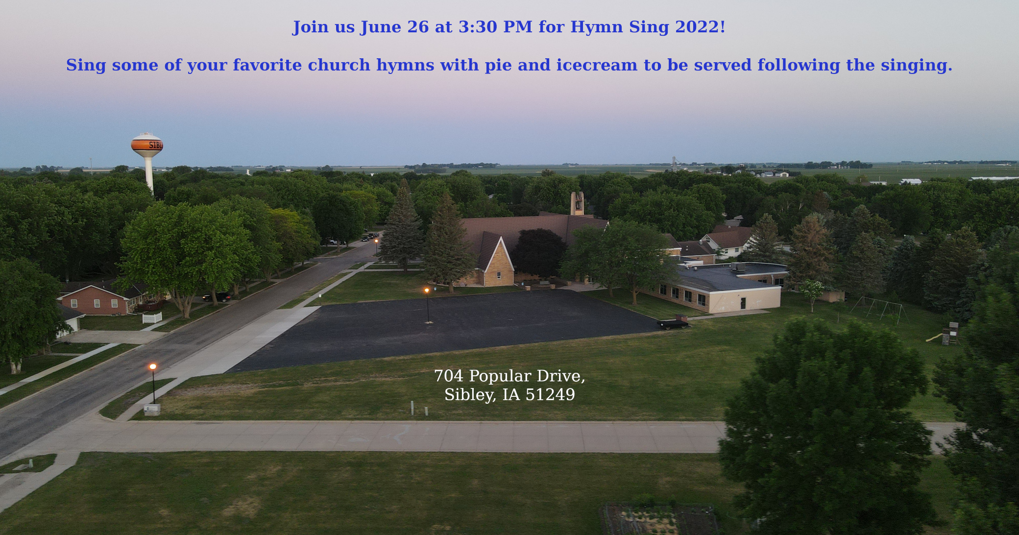 Hymn Sing June 26 3:30 PM